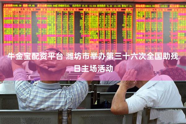 牛金宝配资平台 潍坊市举办第三十六次全国助残日主场活动